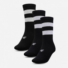   4F Набір шкарпеток  Socks Cas U206 4FAW23USOCU206-90S 43-46 3 пари Чорний (5904698393244)