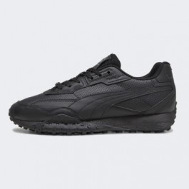   PUMA Чорні чоловічі кросівки  Blacktop Rider Leather 393823/02 40.5