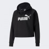 PUMA Чорна жіноча кофта  ESS Cropped Logo Hoodie FL 586869/01 - зображення 7