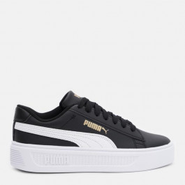   PUMA Кеди smash platform v3 (390758-02) Чорний, Білий, Золотий