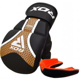   RDX Рукавички для MMA Shooter Aura Plus T-17, XL Black Golden (GSR-T17BGL-XL+)