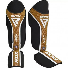   RDX Захист гомілки і стопи Shin Instep Aura Plus T-17, L Black Golden (SGR-T17BGL-L+)