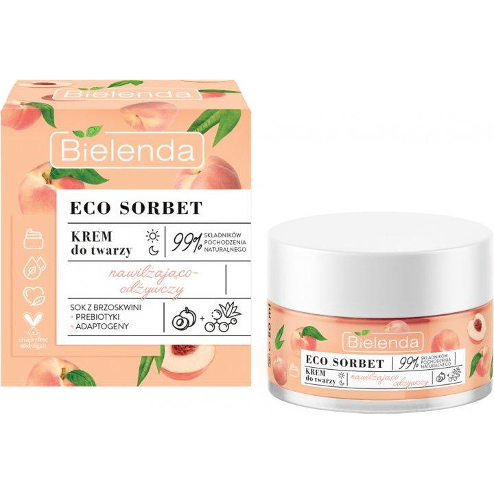 Bielenda Крем для лица  Sorbet Peach Увлажняющий Питательный 50 мл (5902169045333) - зображення 1