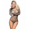  Боді Star Night Sexy Fishnet Rhinestone Bodyusit, чорне (2000994099569) - зображення 1