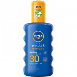   Nivea Сонцезахисний спрей  Sun Захист та зволоження SPF 30 200 мл