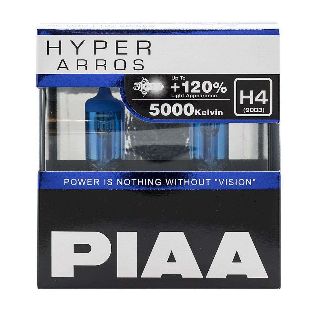 PIAA Hyper Arros +120% Н4 55/60W 5000K HE-920 - зображення 1