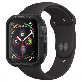   Spigen Чехол  для Apple Watch 4 (44mm) Rugged Armor, Black (062CS24469)