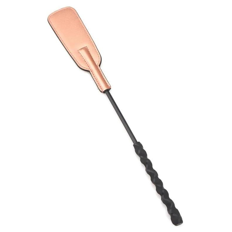 Liebe Seele Стек  Rose Gold Memory Short Leather Riding Crop, золото-чорний (4582558001679) - зображення 1