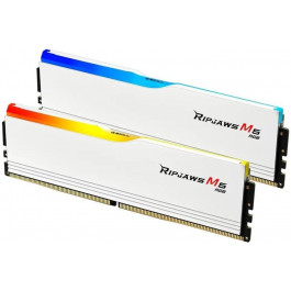   G.Skill 64 GB (2x32GB) DDR5 6400 MHz Ripjaws M5 RGB White (F5-6400J3239G32GX2-RM5RW)