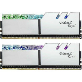   G.Skill 32 GB (2x16GB) DDR4 3600 MHz Trident Z Royal (F4-3600C18D-32GTRS)