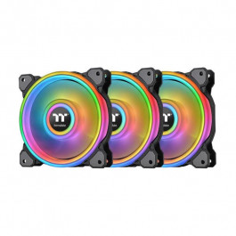   Thermaltake Riing Quad 12 RGB Radiator Fan TT Premium Edition 3-Pack (CL-F088-PL12SW-A)