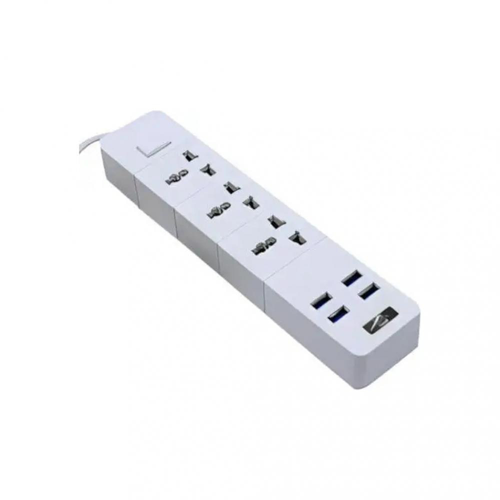 Voltronic TВ-Т08, 3роз, 4*USB White (ТВ-Т08-White) - зображення 1