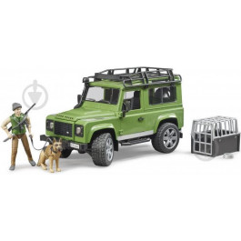   Bruder Land Rover Defender з фігуркою лісника та собаки (02587)