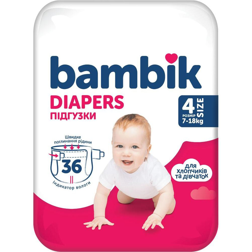 Bambik Medium 4, 36 шт - зображення 1