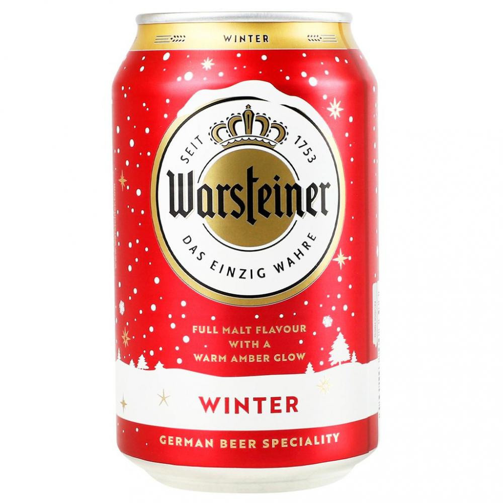 Warsteiner Пиво  Winter темне 5.6% 0.33 л з/б (4000856006696) - зображення 1