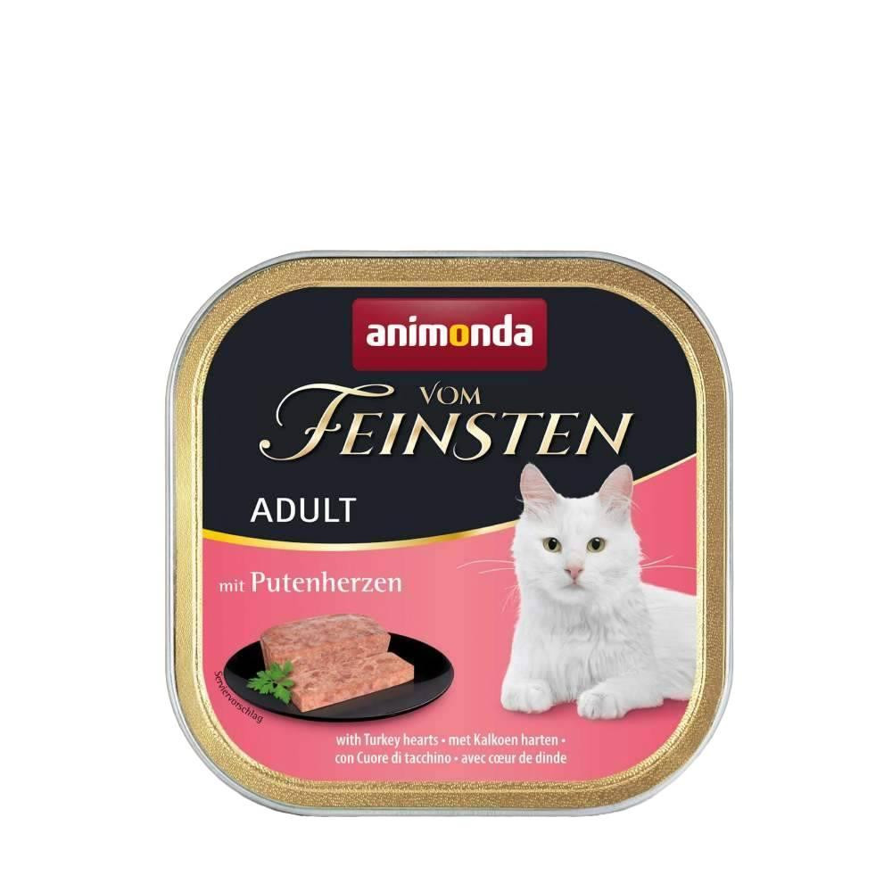 Animonda Vom Feinsten Adult with Turkey Hearts 100 г (4017721832038) - зображення 1