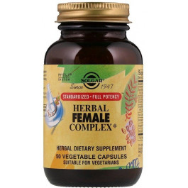   Solgar Травяной Комплекс для Женщин, Herbal Female Complex, , 50 вегетарианских капсул (SOL04163)