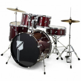   Millenium Focus 20 Drum Set Red