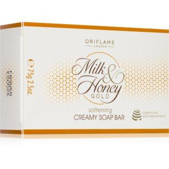 Oriflame Milk & Honey Gold Grand Celebration мило зі зволожуючим ефектом 75 гр - зображення 1