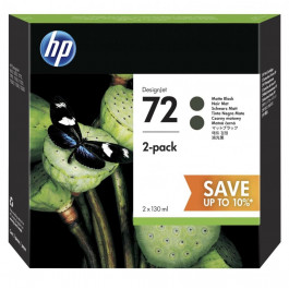   HP 72 Black 2-Pack (P2V33A)