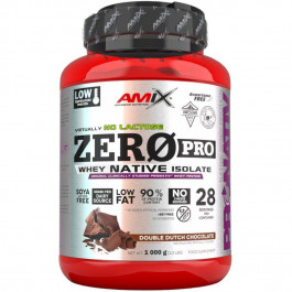   Amix ZeroPro Protein 1000 g /28 servings/ Double Dutch Chocolate