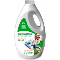   Green&Clean Professional гель для стирки цветной одежды 3 л (4823069702403)