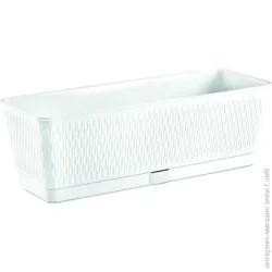 Stefanplast Вазон  Liberty 50 х 18 х 16 см White (87507) - зображення 1