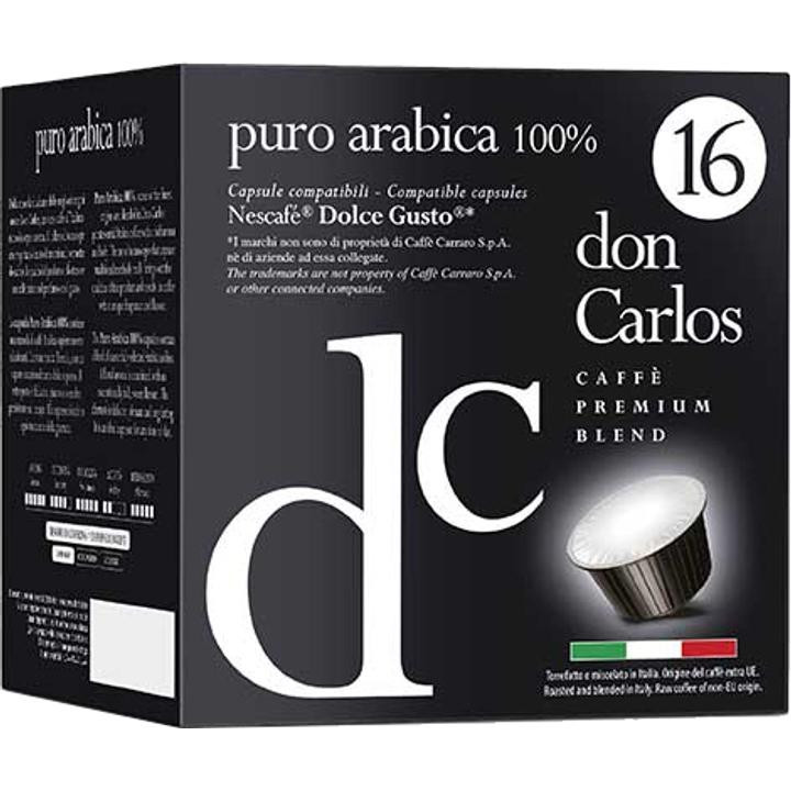 Carraro Don Carlos Puro Arabica капсулы 16 шт. - зображення 1