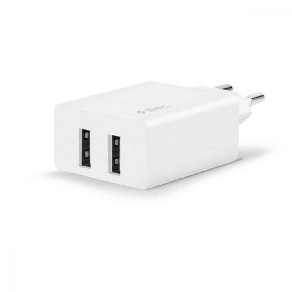 TTEC SmartCharger DUO 2xUSB 2.4а / 12Вт White (2SCS21B) - зображення 1