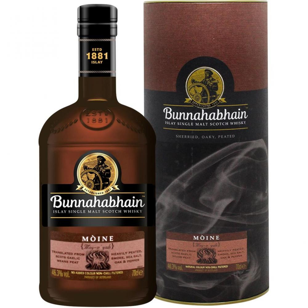 Bunnahabhain Віскі  Moine 46.3% 0.7 л в тубусі (5029704218141) - зображення 1