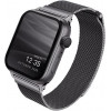 Uniq Ремінець  Dante Mesh Steel Strap Graphite (Graphite) для Apple Watch 44mm - зображення 1