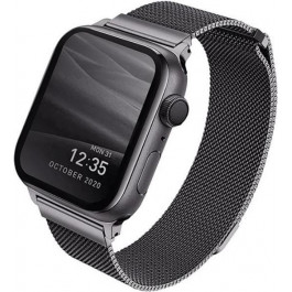   Uniq Ремінець  Dante Mesh Steel Strap Graphite (Graphite) для Apple Watch 44mm