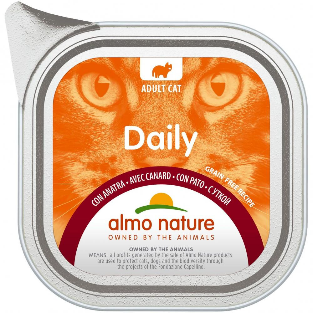 Almo Nature Daily Cat з качкою 100 г (8001154125740) - зображення 1