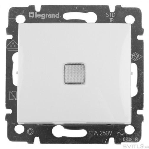 Legrand Выключатель Valena 774410 с подсветкой белый - зображення 1