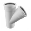 Valplast Тройник ПВХ 4silence, D=110x110 мм, 45° (CA014110110) - зображення 1