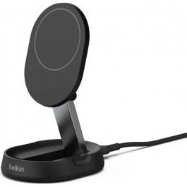   Belkin 15Вт Magnetic Stand Qi2 Black (WIA008vfBK)