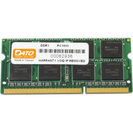   DATO 8 GB SO-DIMM DDR3 1600 MHz (DT8G3DSDLD16)