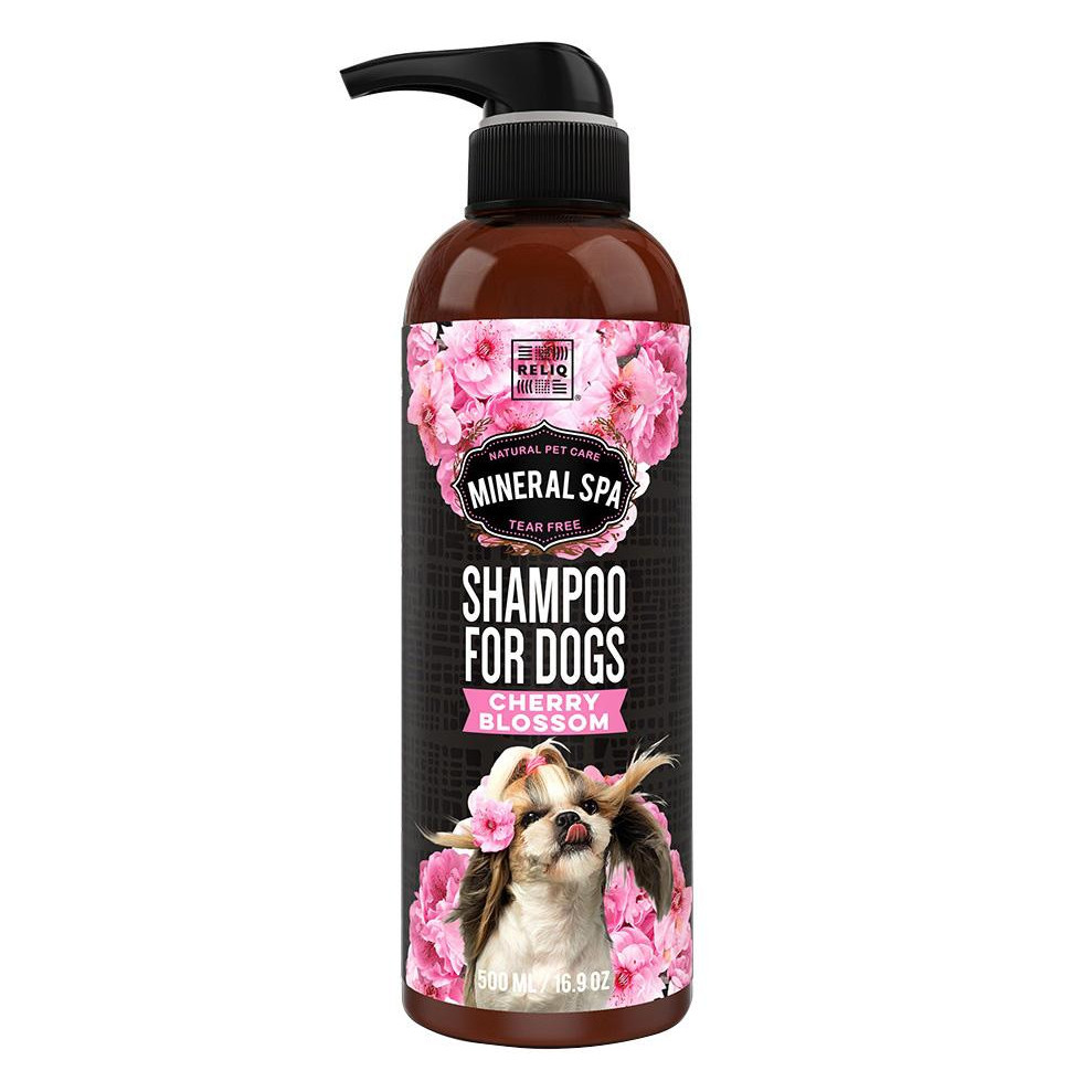 Reliq Mineral Spa Cherry Blossom Shampoo - шампунь Релік з екстрактом вишні та садової троянди для собак,  - зображення 1