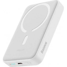   Baseus Magnetic Mini Wireless Fast Charge 30W 10000 mAh White (PPCX110202)