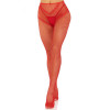 Leg Avenue Колготки Leg Avenue Crotchless Net Tights With Heart Backseam, червоні (714718569895) - зображення 1