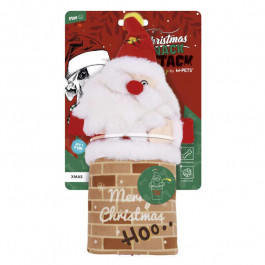   M-Pets (М-Петс) Christmas Snack Attack Dog Toy Xmas - Іграшка з диспенсером під ласощі для собак 40х12,5х6,