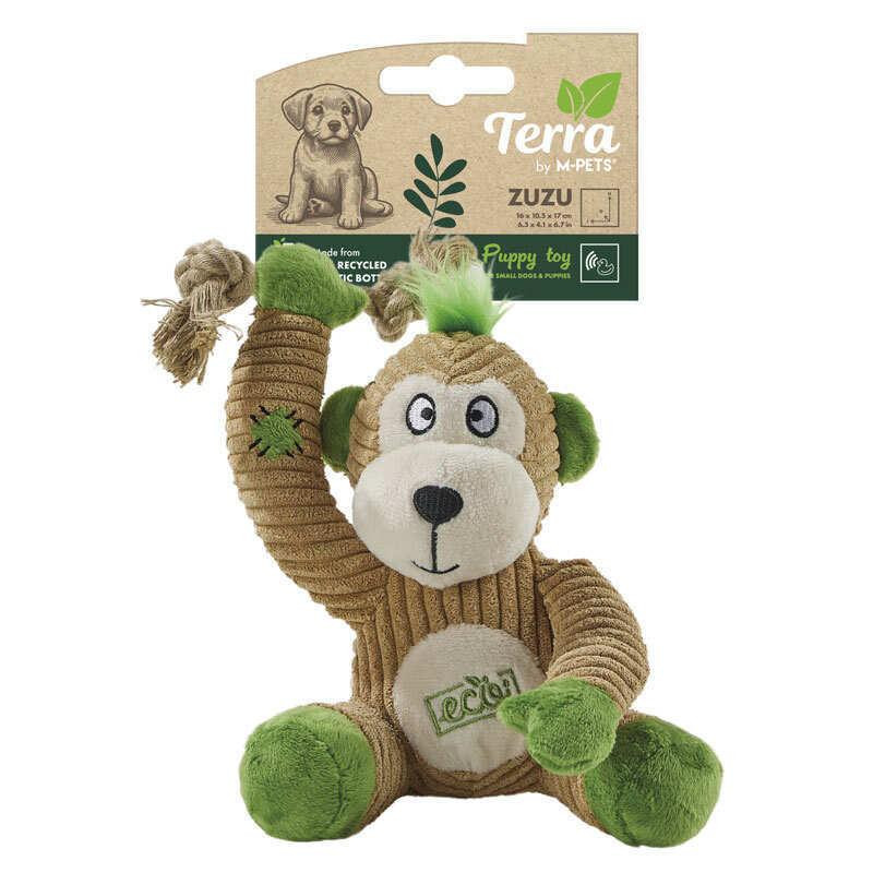 M-Pets (М-Петс) Terra Eco Puppy Toy Zuzu - Еко-іграшка Зузу для цуценят 18х11х15 см (961142) - зображення 1