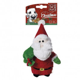   M-Pets (М-Петс) Christmas Dog Toy Santa - Іграшка з пищалкою Санта для собак 20х10х7 см (961131)