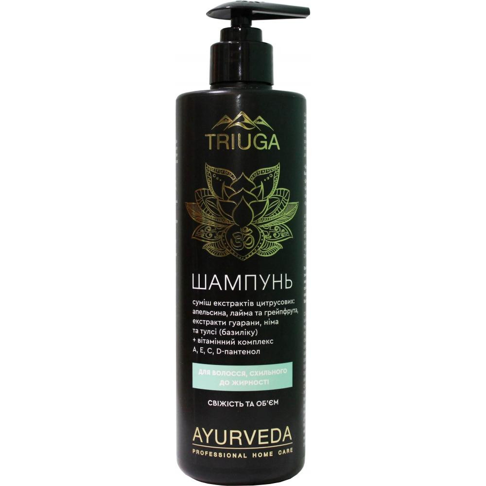 Triuga Herbal Шампунь для волос склонных к жирности  Ayurveda Professional Home Care Свежесть и Объем 500 мл (4820 - зображення 1