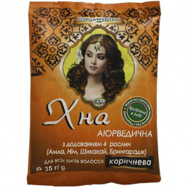   Triuga Herbal Хна  Природная краска с добавлением 4-х натуральных растений коричневый (4820164640111)