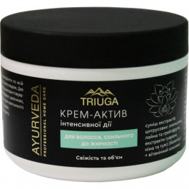   Triuga Herbal Крем-актив для волос склонных к жирности  Ayurveda Professional Home Care Свежесть и Объем 300 мл (4