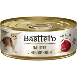   Basttet`o Silver паштет з яловичини 85 г (4820185492539)