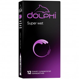   DOLPHI Презервативы Dolphi Super Wet 12 шт (4820144772863)