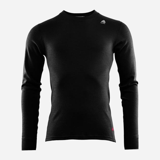 Aclima Термокофта чоловіча  WarmWool 200 Crew Neck Men 141002001-09 XXXL Jet Black (7034041012749) - зображення 1