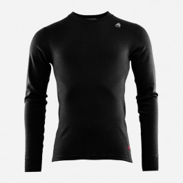   Aclima Термокофта чоловіча  WarmWool 200 Crew Neck Men 141002001-09 XXXL Jet Black (7034041012749)